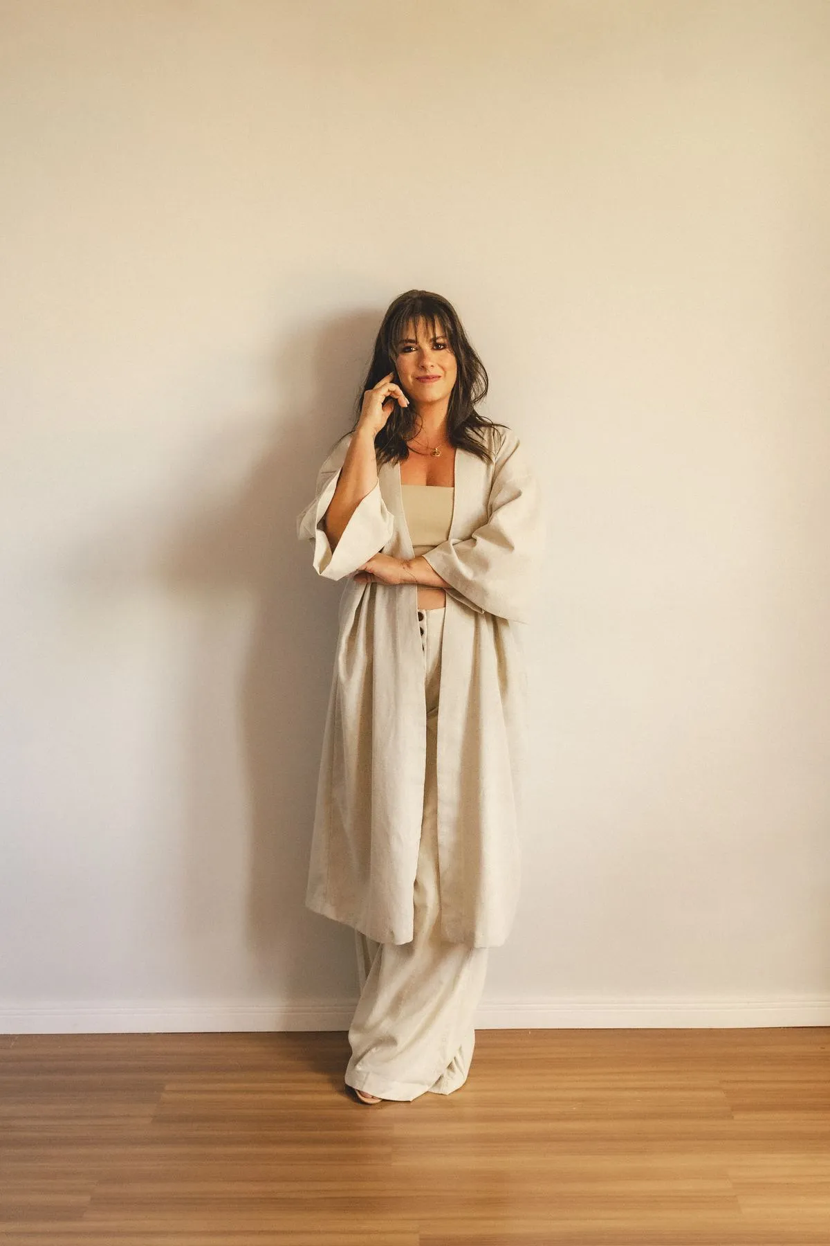 Nina em momento de introspecção